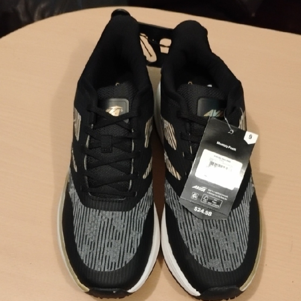 Avia Black and Gray Athletic Shoes